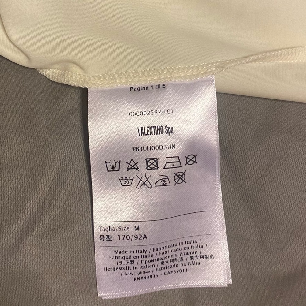 NWOT Valentino Two Tone Plunge One-Piece Swimsuit - Picture 12 of 16